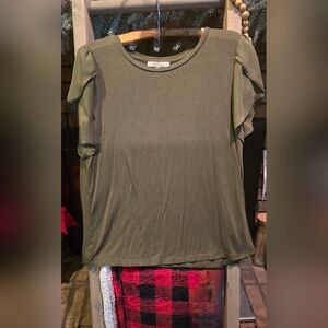 La SENZA Olive Short Sleeve Top